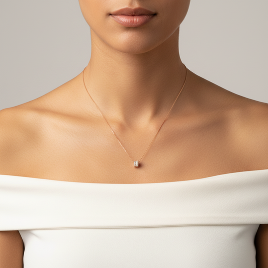 Bee Rhythm Diamond Necklace