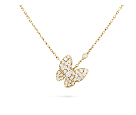 Diamond Butterfly Necklace