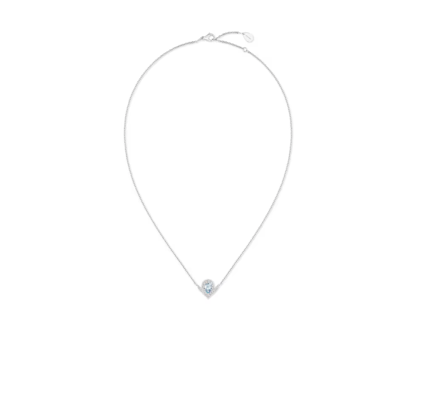 Aquamarine Diamond Necklace