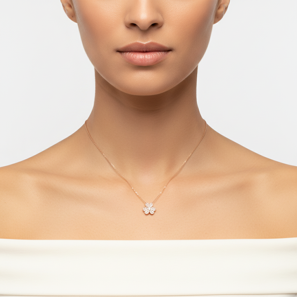 Clover Diamond Necklace