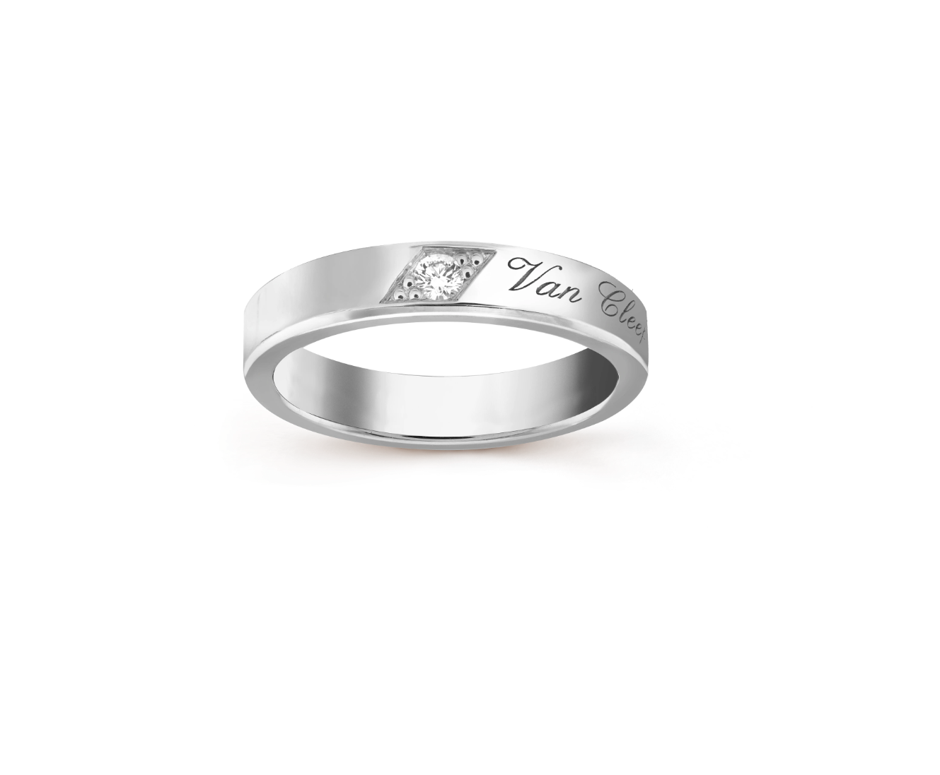 Minimalist Diamond-Accented Ring