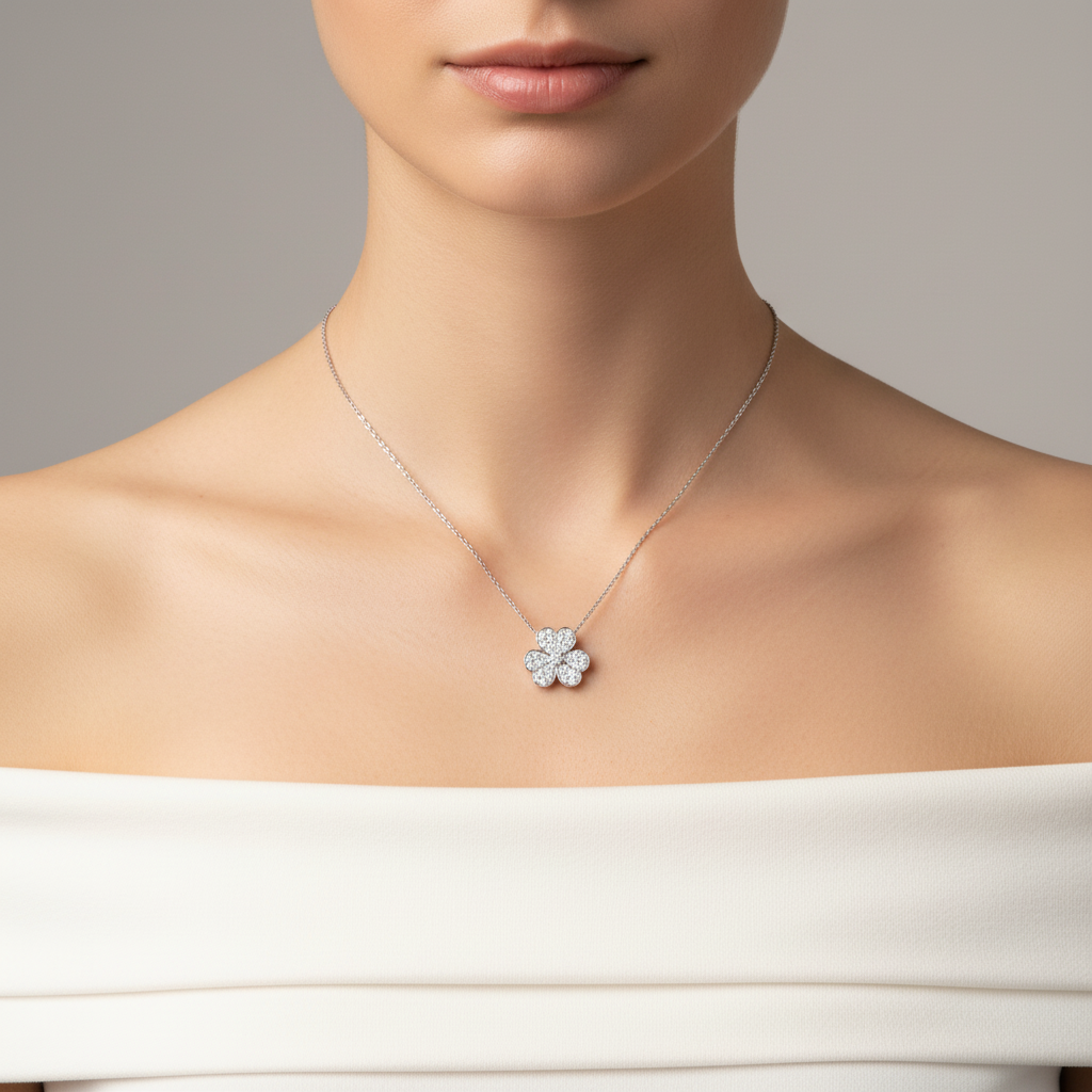 Clover Diamond Necklace